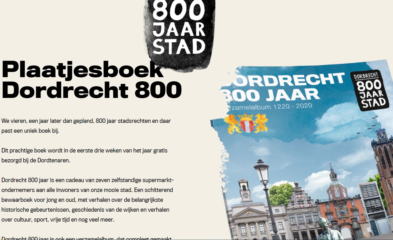 Foto: Website Dordrecht800.nl.