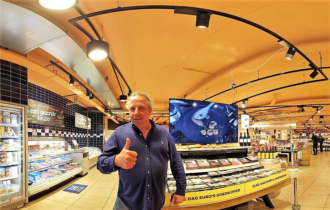 Chef-kok Nico Klaver voor de presentatie van Ami Culinaire. Foto: Distrifood