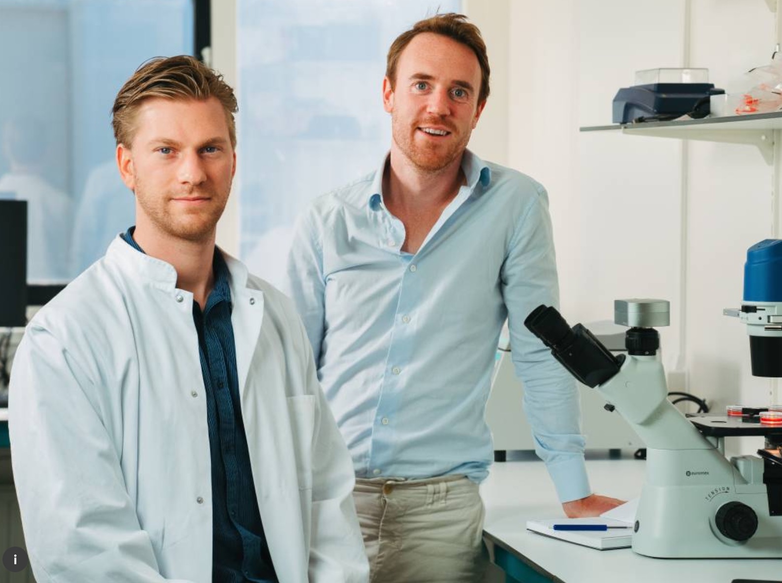 Krijn de Nood (ceo, rechts) en Daan Luining (cto) van Meatable. Foto: Jarien Geels/Meatable