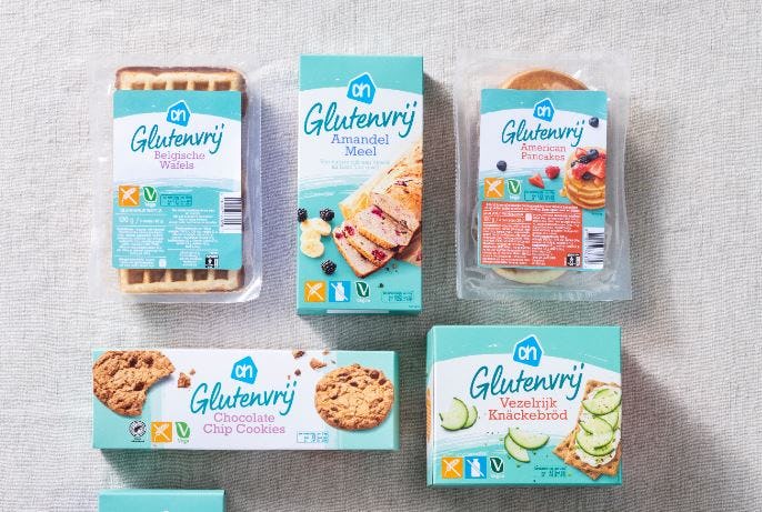 Albert Heijn lanceert speciaal schap voor glutenvrij