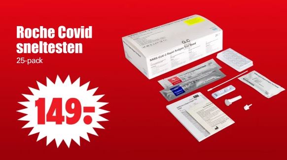 Bron: Dirk.nl/corona-zelftest, 19 april 2021