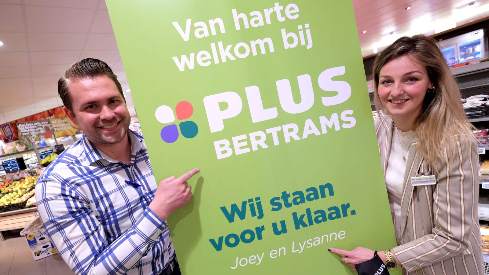 Joey Bertrams en Lysanne van Reijen. Foto: Distrifood.