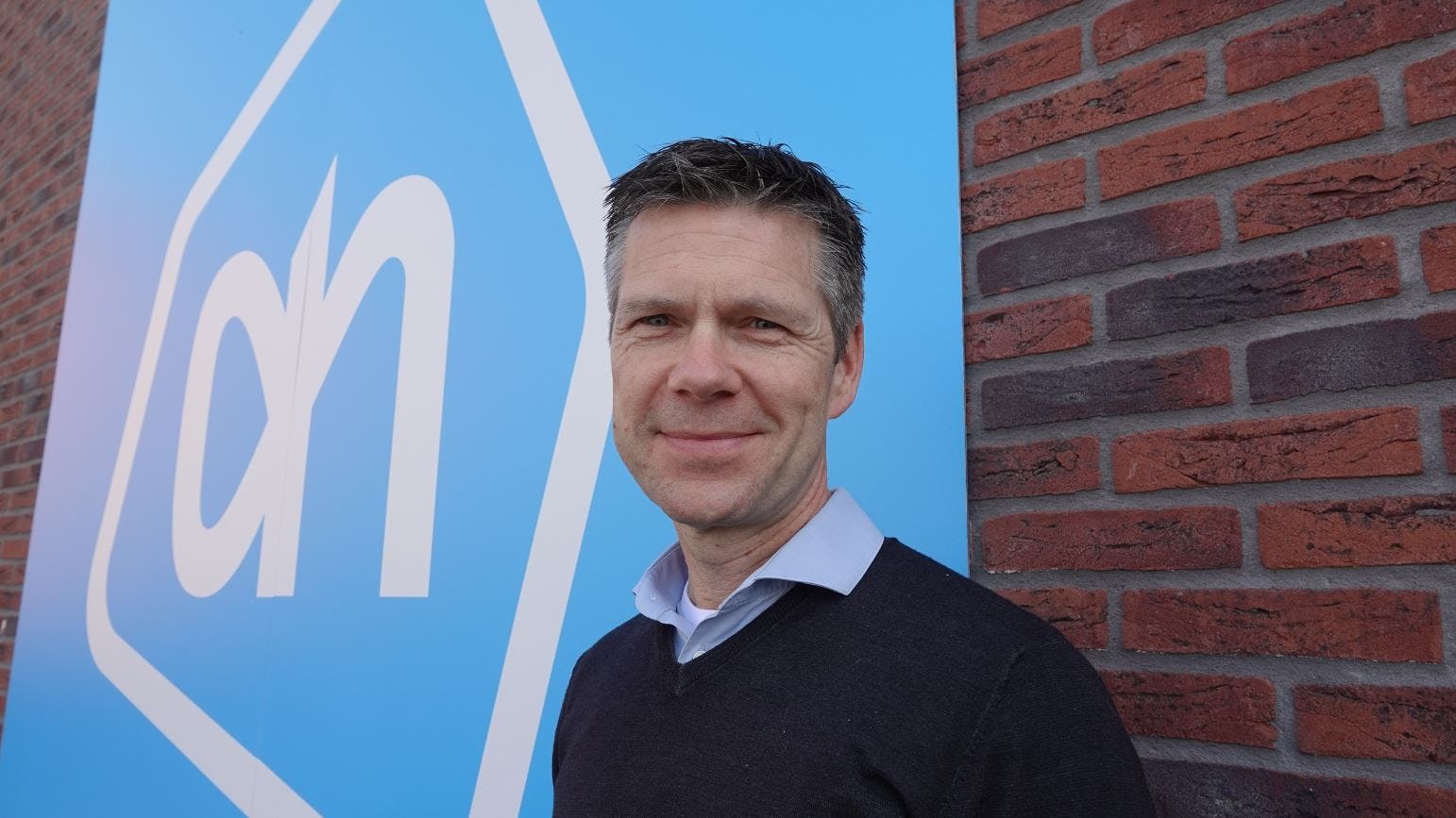 Twan van Meel bij zijn Albert Heijn in Made. Foto: Distrifood