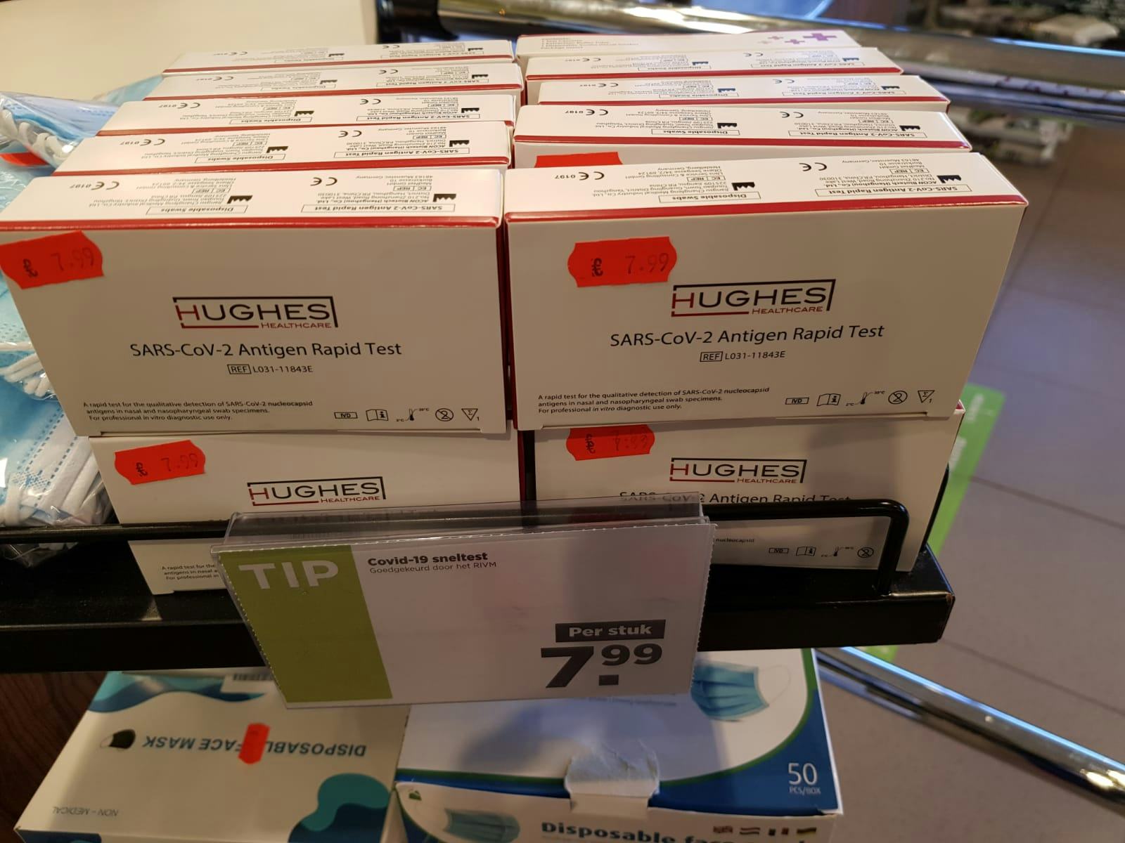 Supermarkten verkopen meeste zelftests ooit