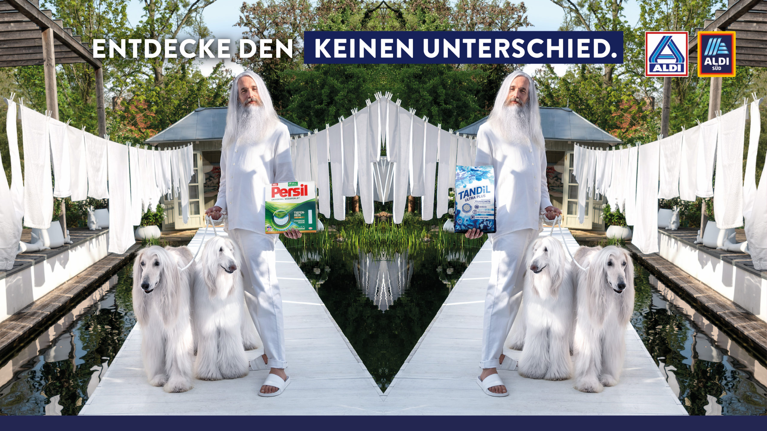 Aldi vergelijkt onder meer wasmiddel Persil met eigen merk Tandil. Foto: Aldi
