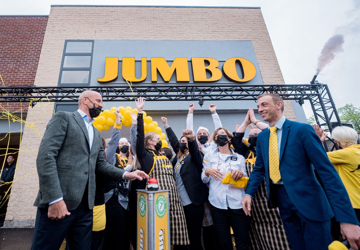 Jumbo is druk met het openen van winkels in Vlaanderen. Foto: Jumbo