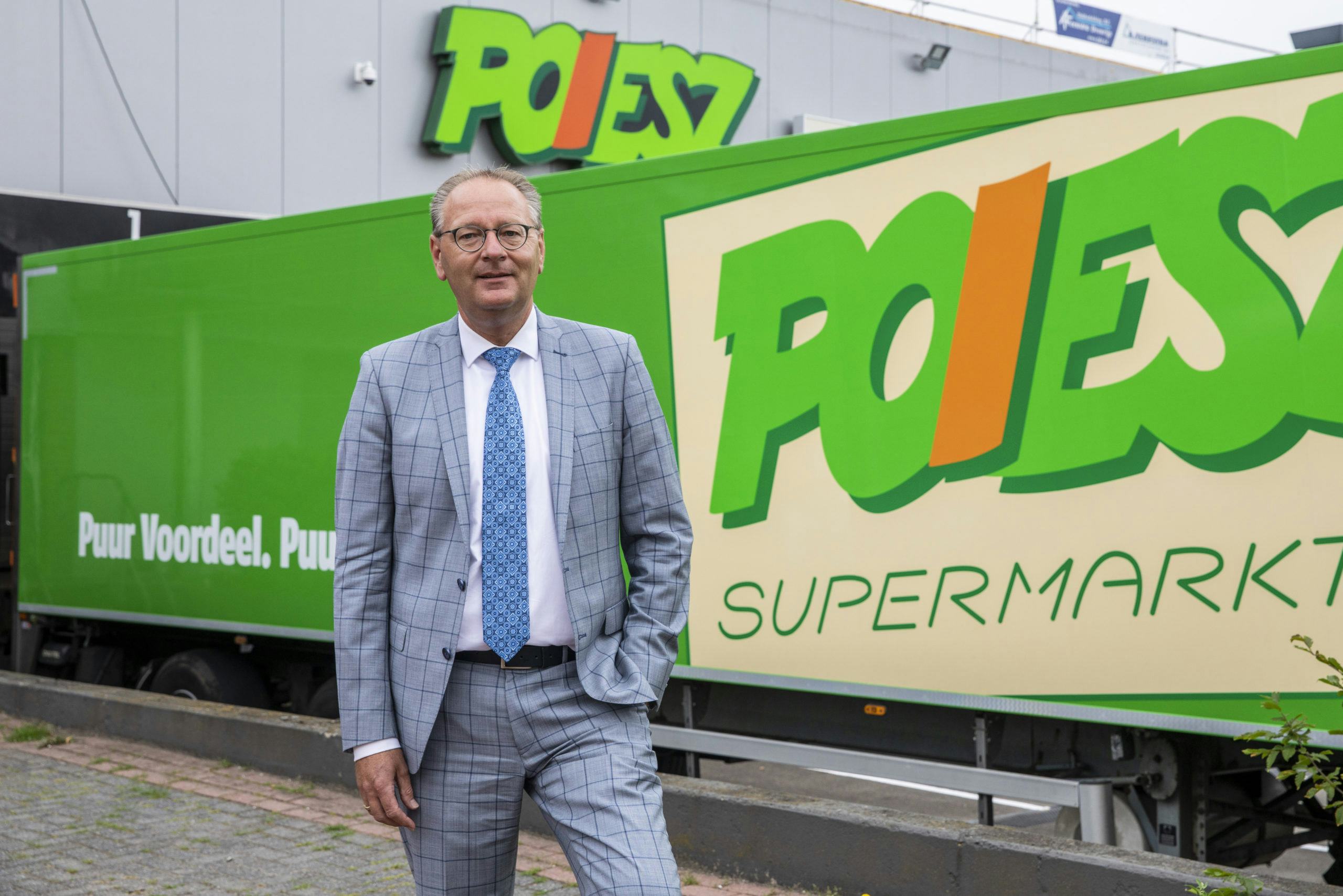Piet Smit, directeur Poiesz supermarkten. Foto Anne van der Woude