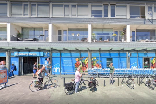 Het geplaagde AH-filiaal in Eindhoven. Foto: Google Streetview