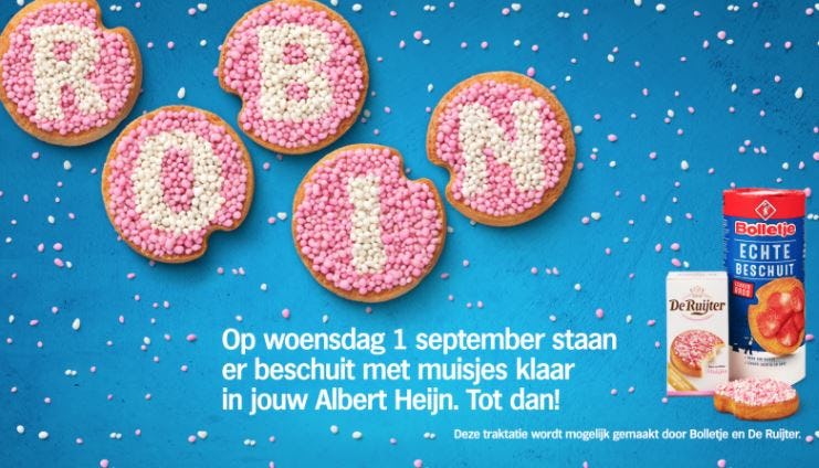 Albert Heijn lanceert babypagina in webshop