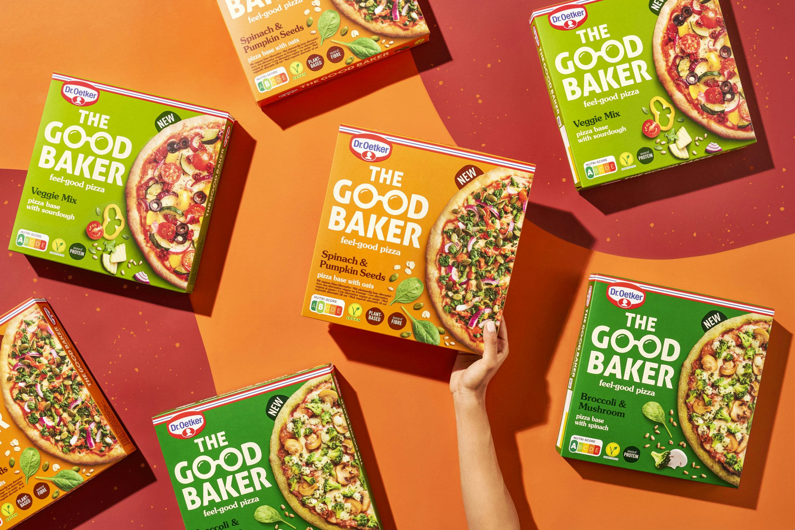 Dr. Oetker introduceert The Good Baker: 'Gezondere, maar vooral lekkere pizza!'
