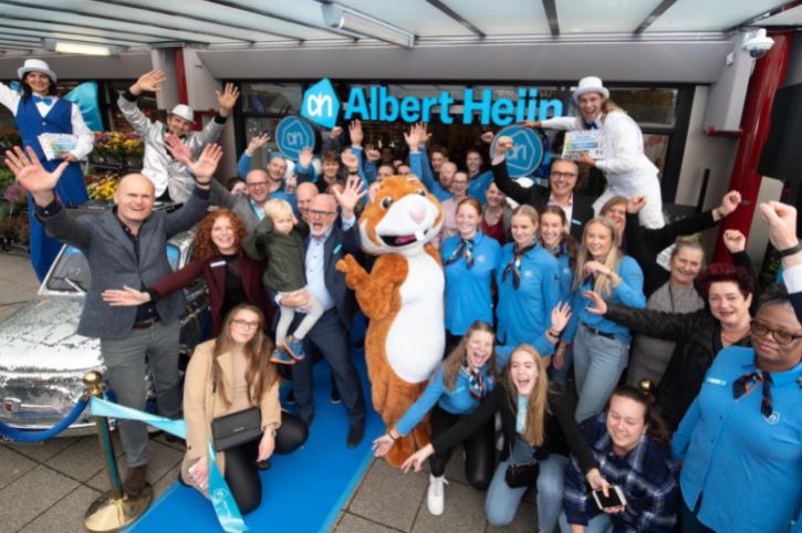 De voormalige Deen in Purmerend  heropende als AH. Foto: Linkedin/AH