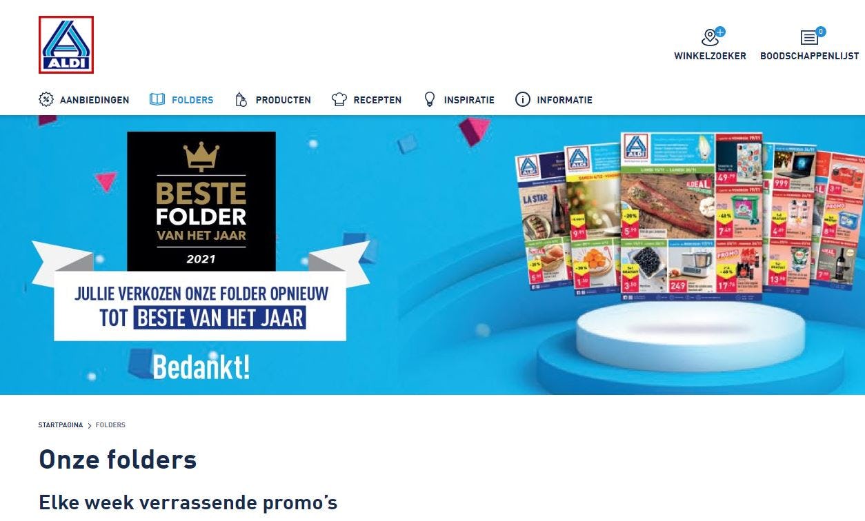 Website Aldi België
