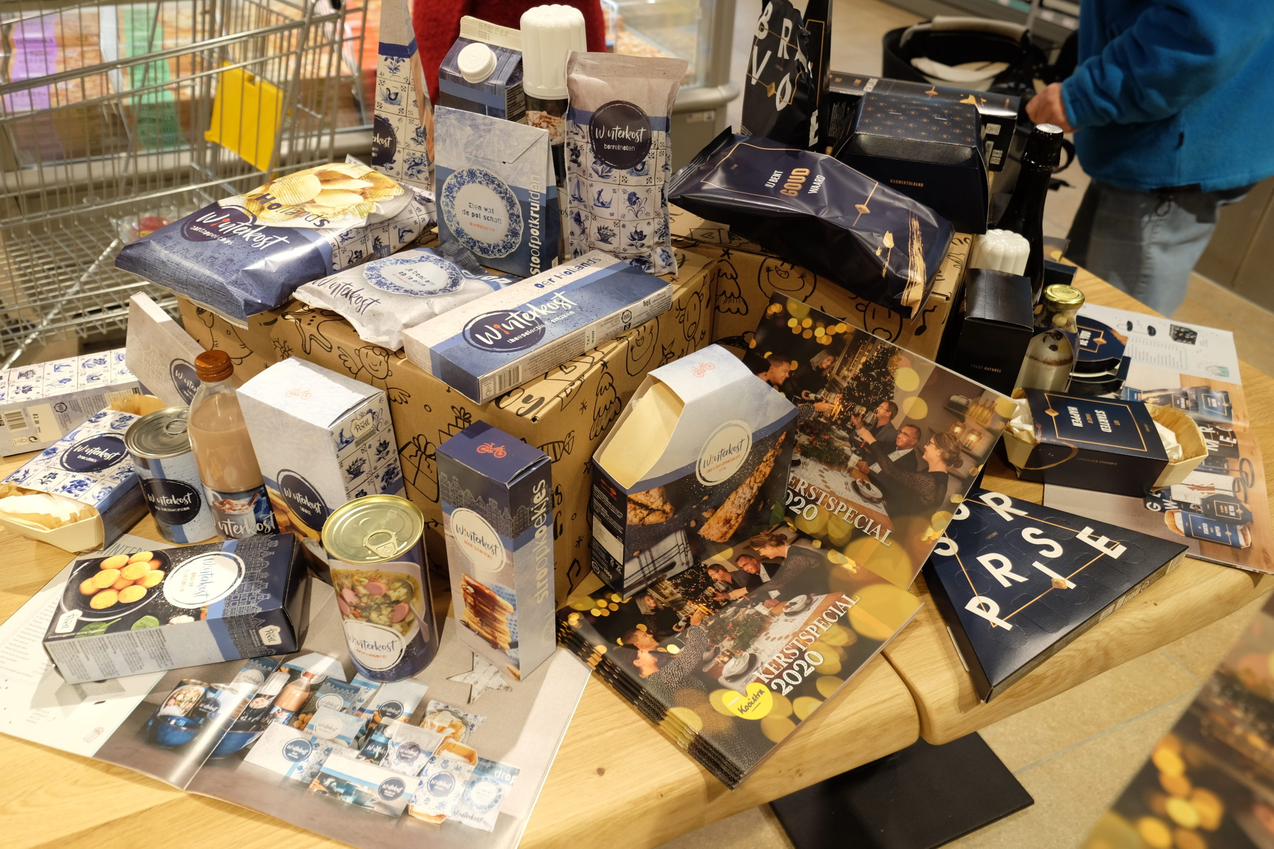 Kerstpakket bij Jumbo Kooistra. Foto: archief Distrifood.