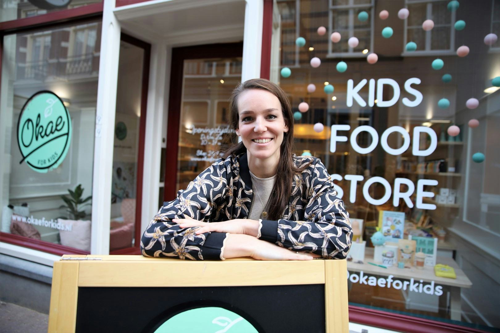 Ilona Valster, eigenaar van de Kids Foodstore Foto: Distrifood