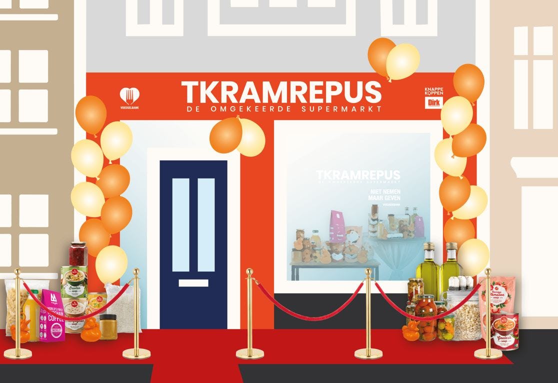 Een illustratie van Tkramrepus. Foto: KnappeKoppen