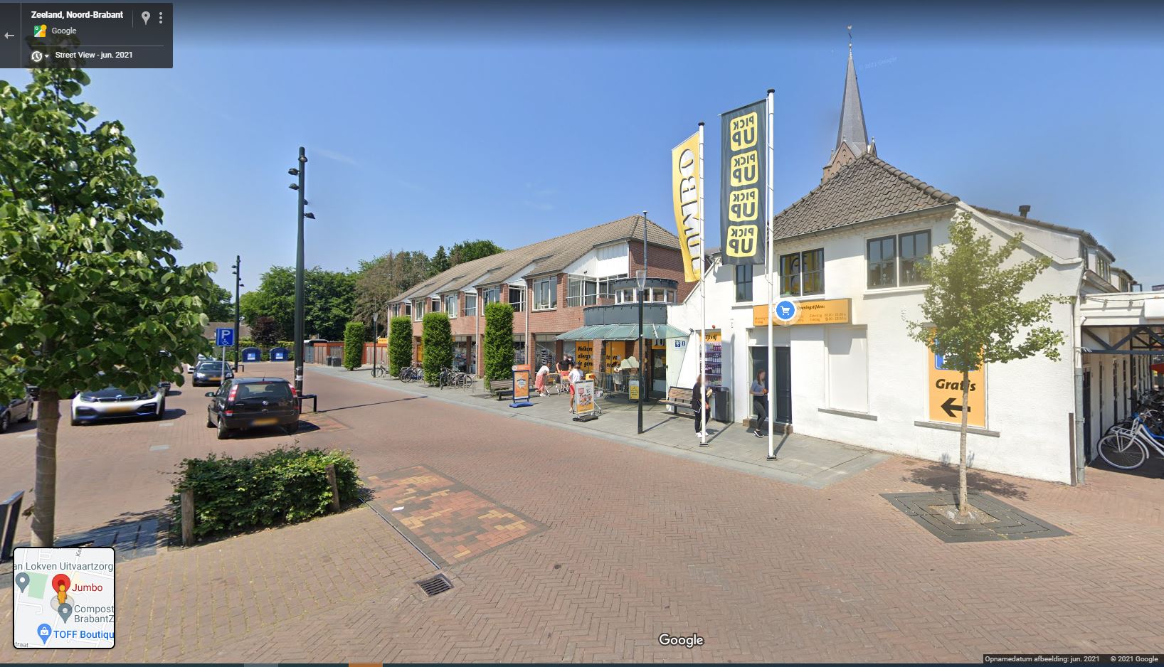 Jumbo Eijsermans in Zeeland. Foto: Google Streetview.