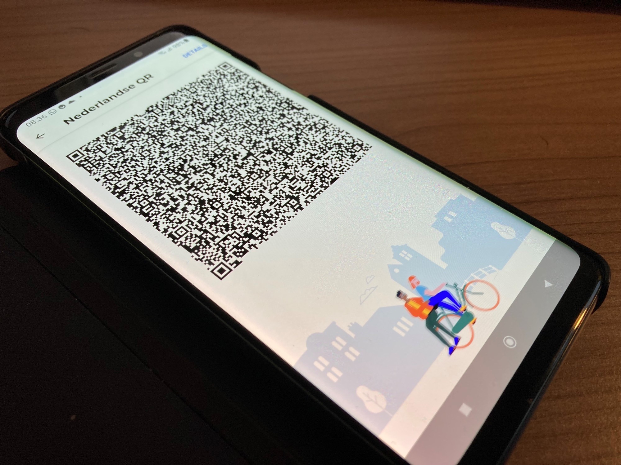 QR-code voor 2G. Foto: Distrifood.