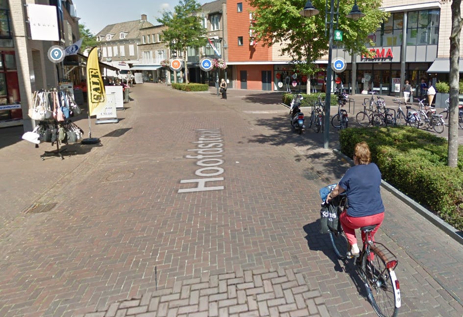 De hoofdstraat in Veghel. Foto: Google Streetview