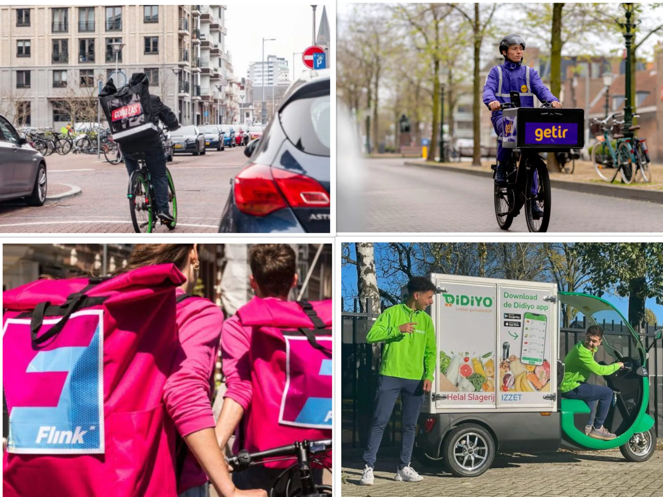 Zware kritiek Arbeidsinspectie op flitsbezorgers