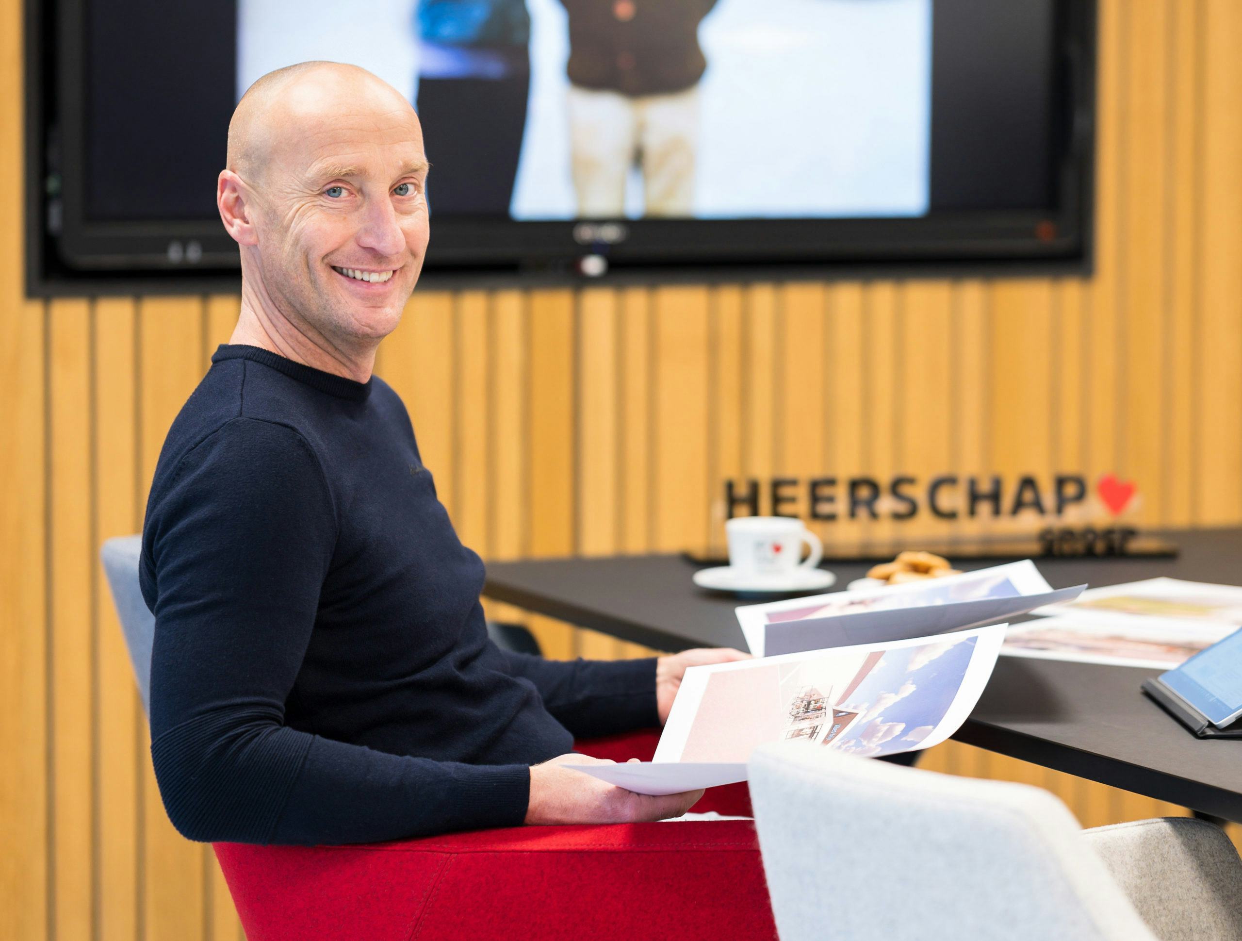 Stan Heerschap: ‘Medio maart staan er vijf hypermoderne grote Heerschap Albert Heijn-winkels.’ Foto: Irene van Wel Fotografie