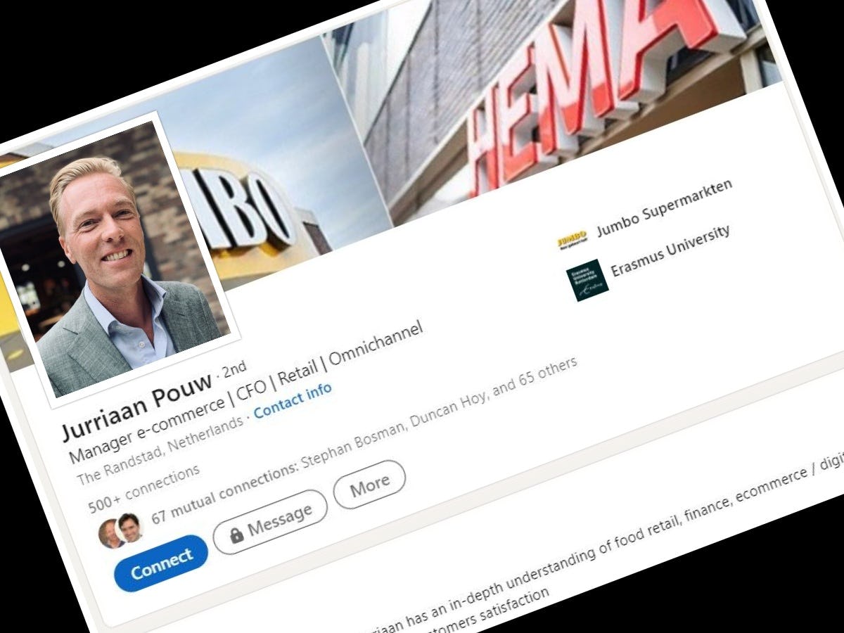 Foto collage Hema/Linkedin