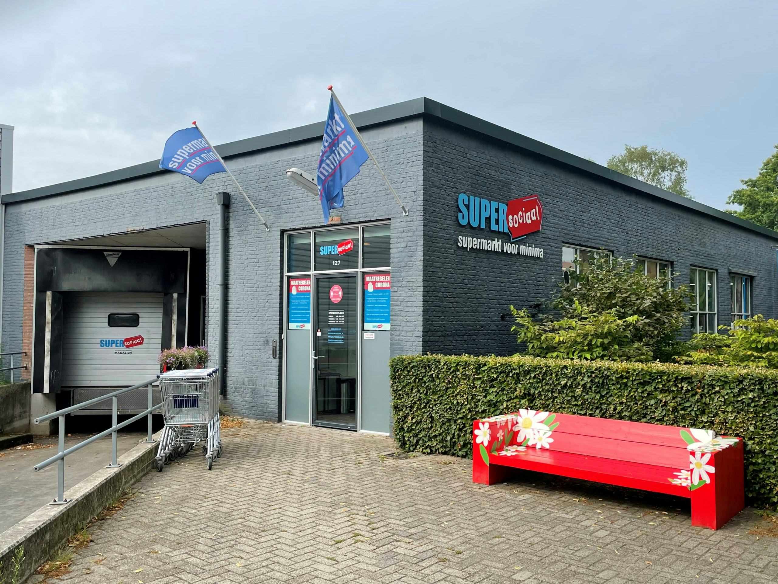 De supermarkt in Helmond. Foto: Super Sociaal