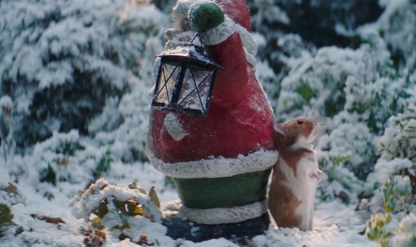 De winnende kerstcommercial van AH met Harry de Hamster. Foto: Still uit commercial.