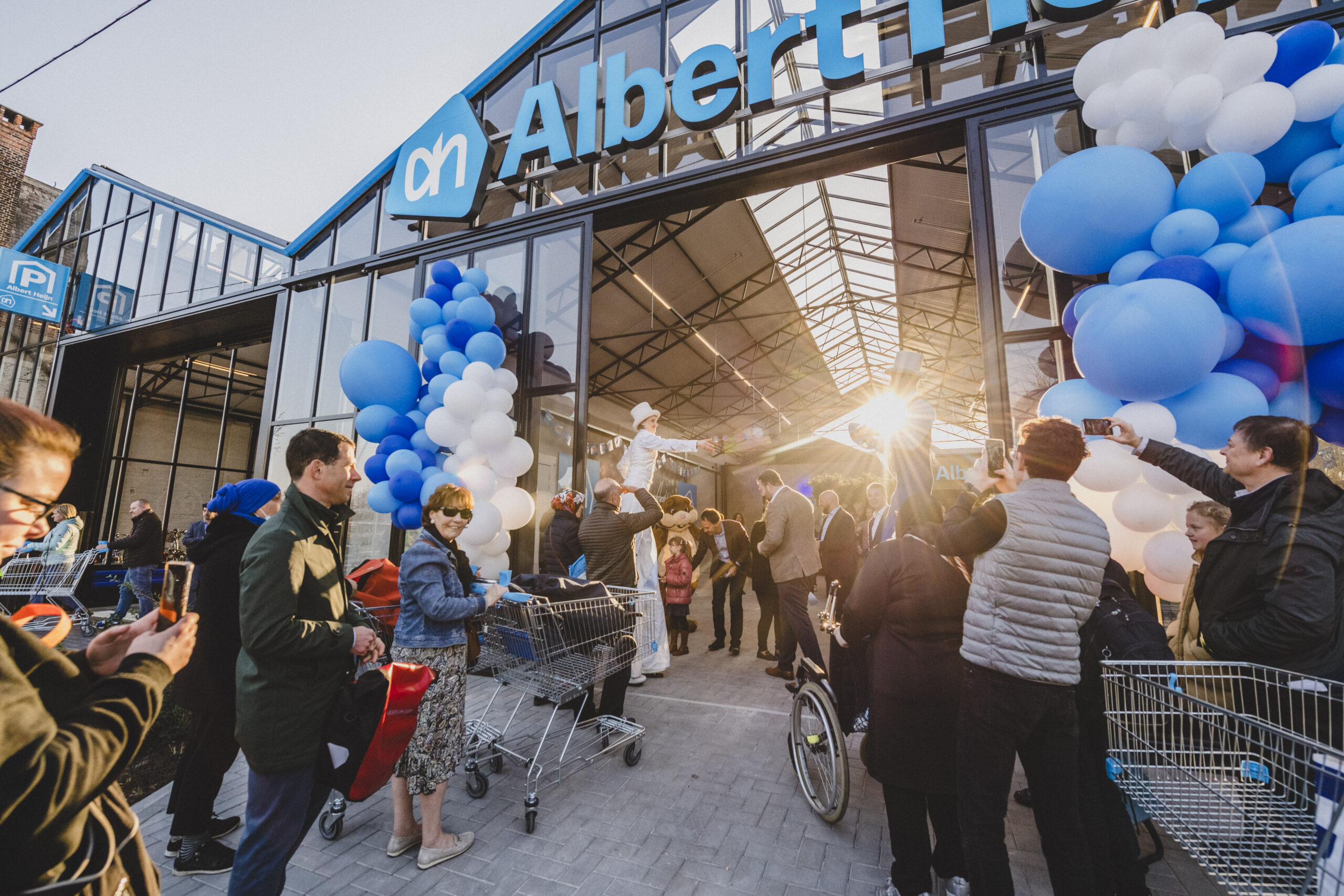 De opening van de AH in  Berchem. Foto: Albert Heijn