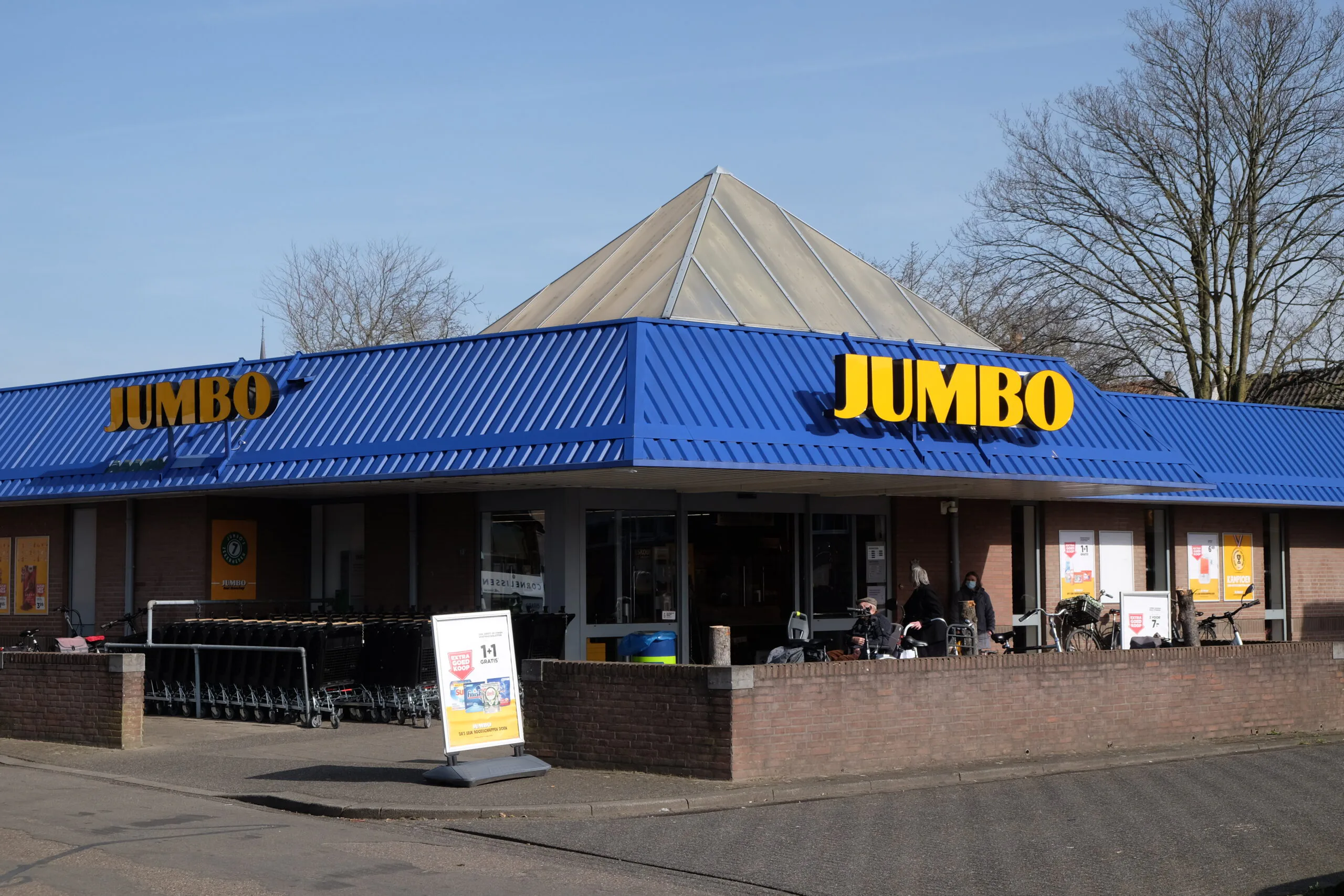 Jumbo Roel Heerschap Nederweert in het voormalie Jan Linders-fi;liaal vehuist de aankomende zomer naar nieuwbouw. Foto: Distrifood.