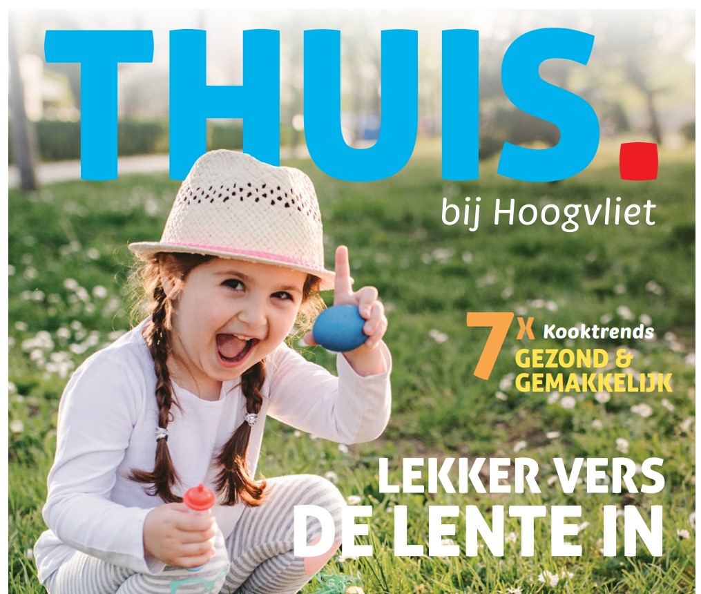 De cover van het nieuwe blad van Hoogvliet. Foto: Hoogvliet