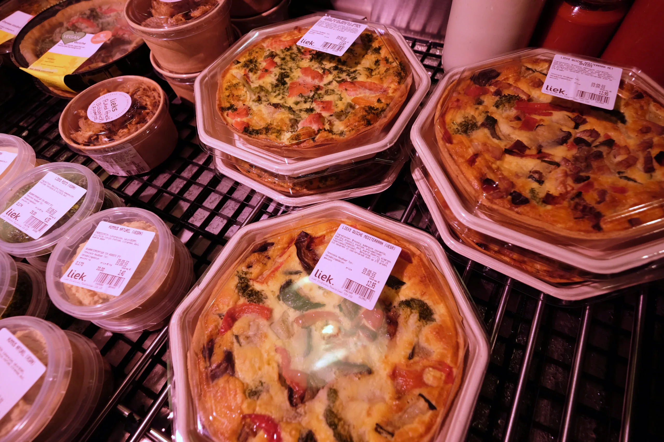 Amper derving doordat vers in onder meer quiches wordt verwerkt. Foto: Distrifood.