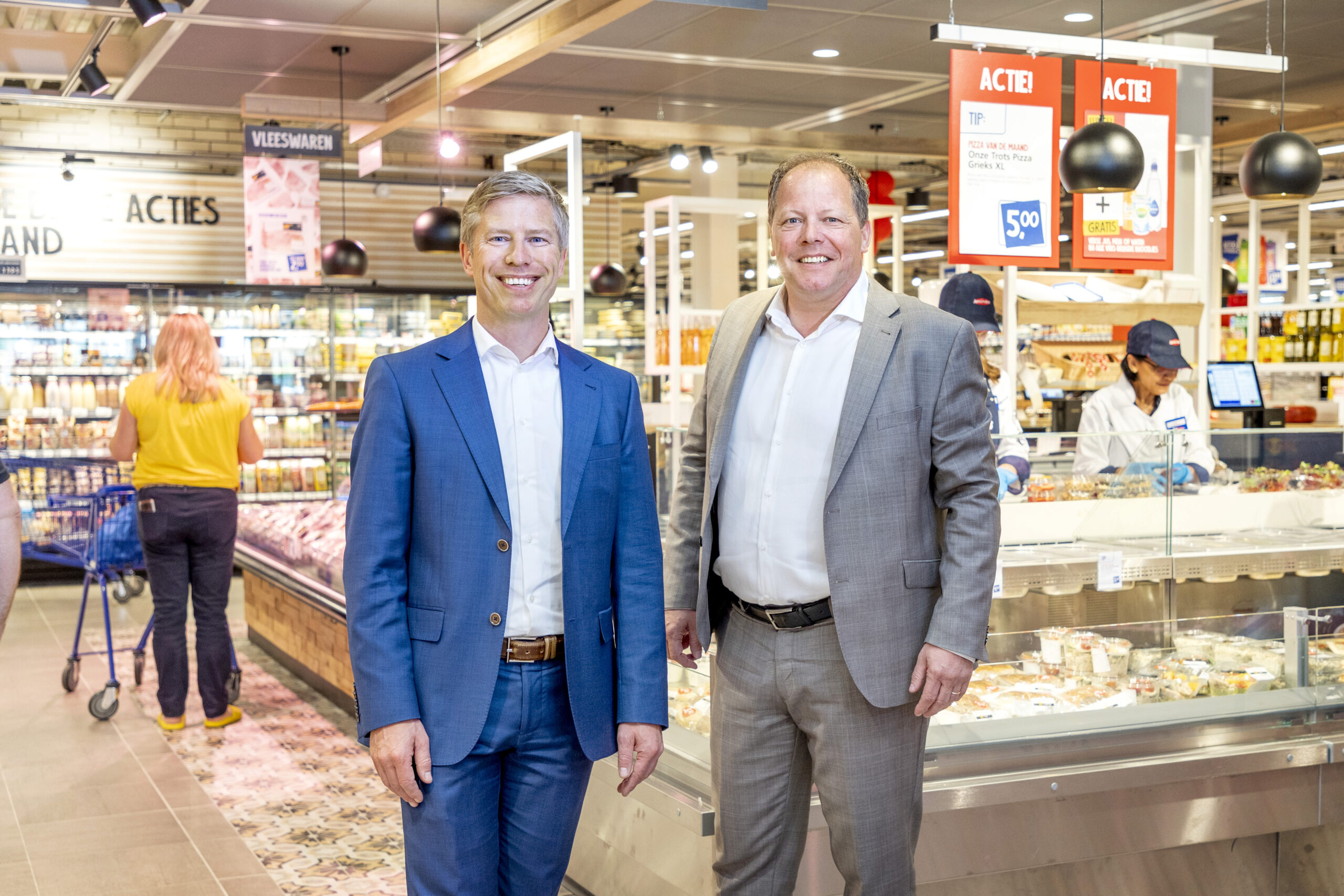 Algemeen directeur Ferry Moolenschot (links) en commercieel directeur Bernd Weustink van Jan Linders. 