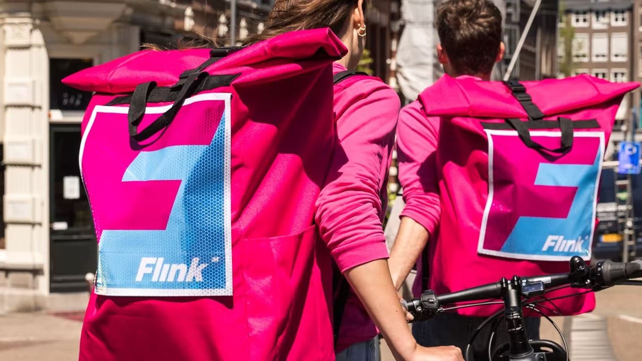 Bezorgers van Flink. Foto: Flink