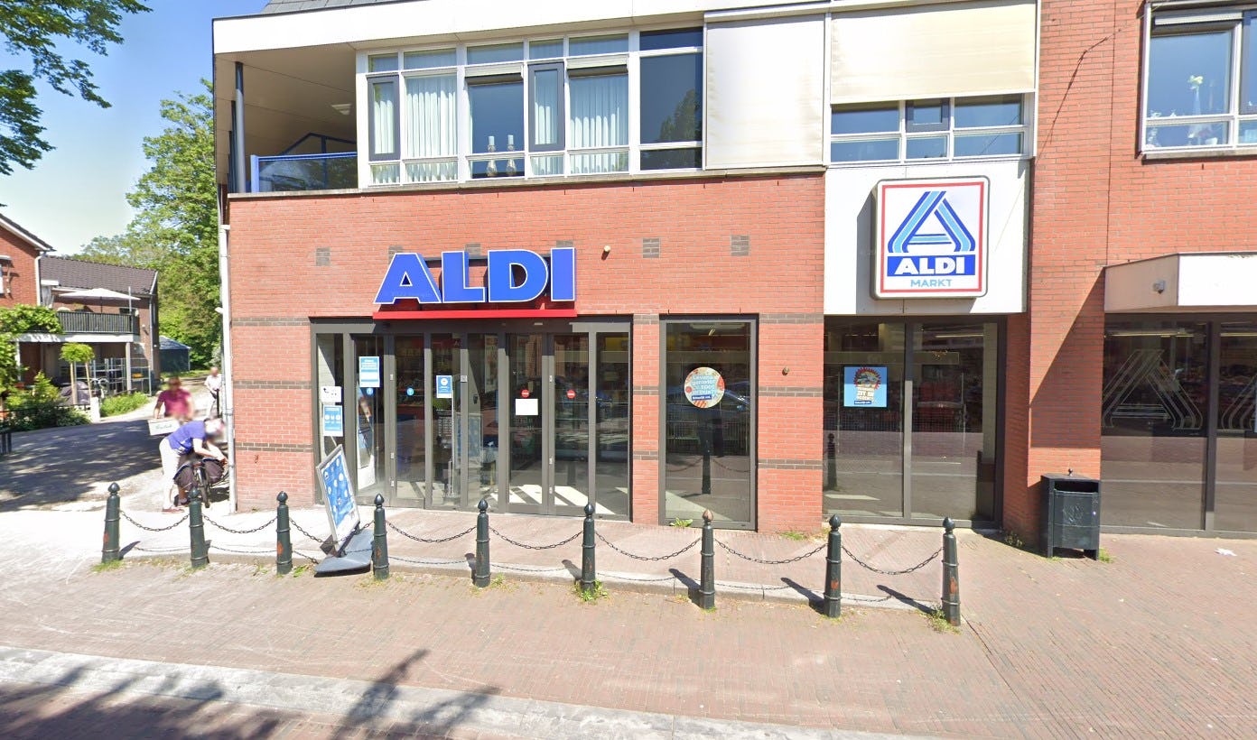 De 'oude' Aldi aan de Dorpsstraat. Foto: Google Streetview