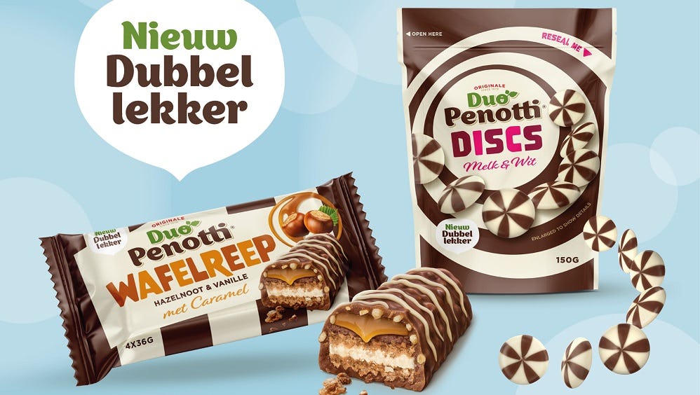 Nieuw van Duo Penotti: dubbele innovatie in het chocoladeschap