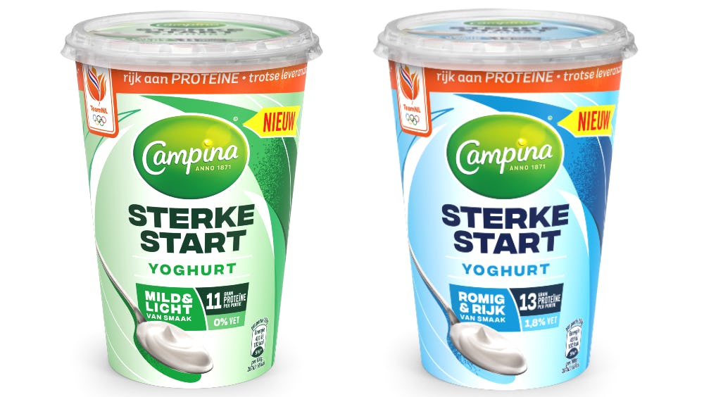 Campina introduceert Sterke Start yoghurt