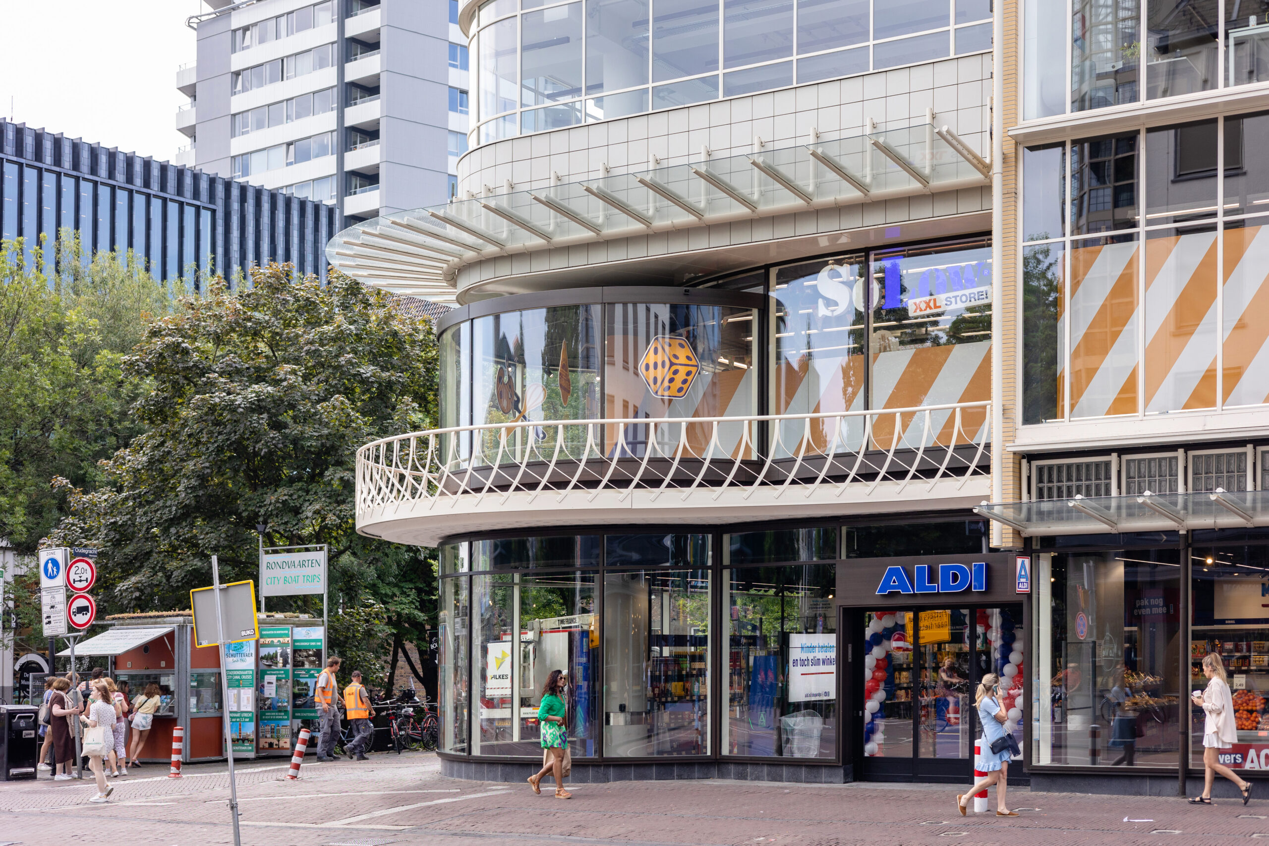 Aldi in het hartje van Utrecht. 