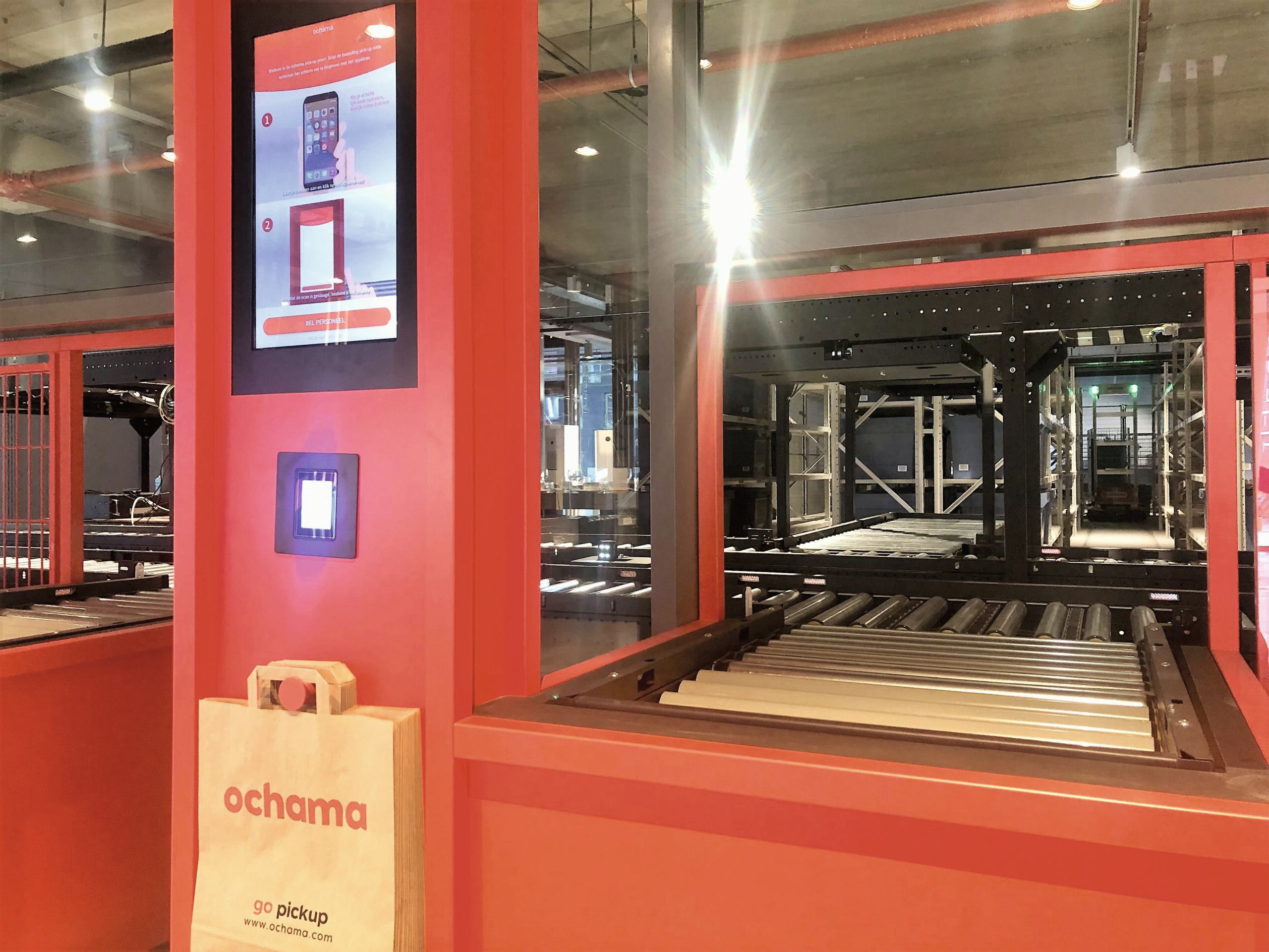 Een pick-uplocatie van Ochama.