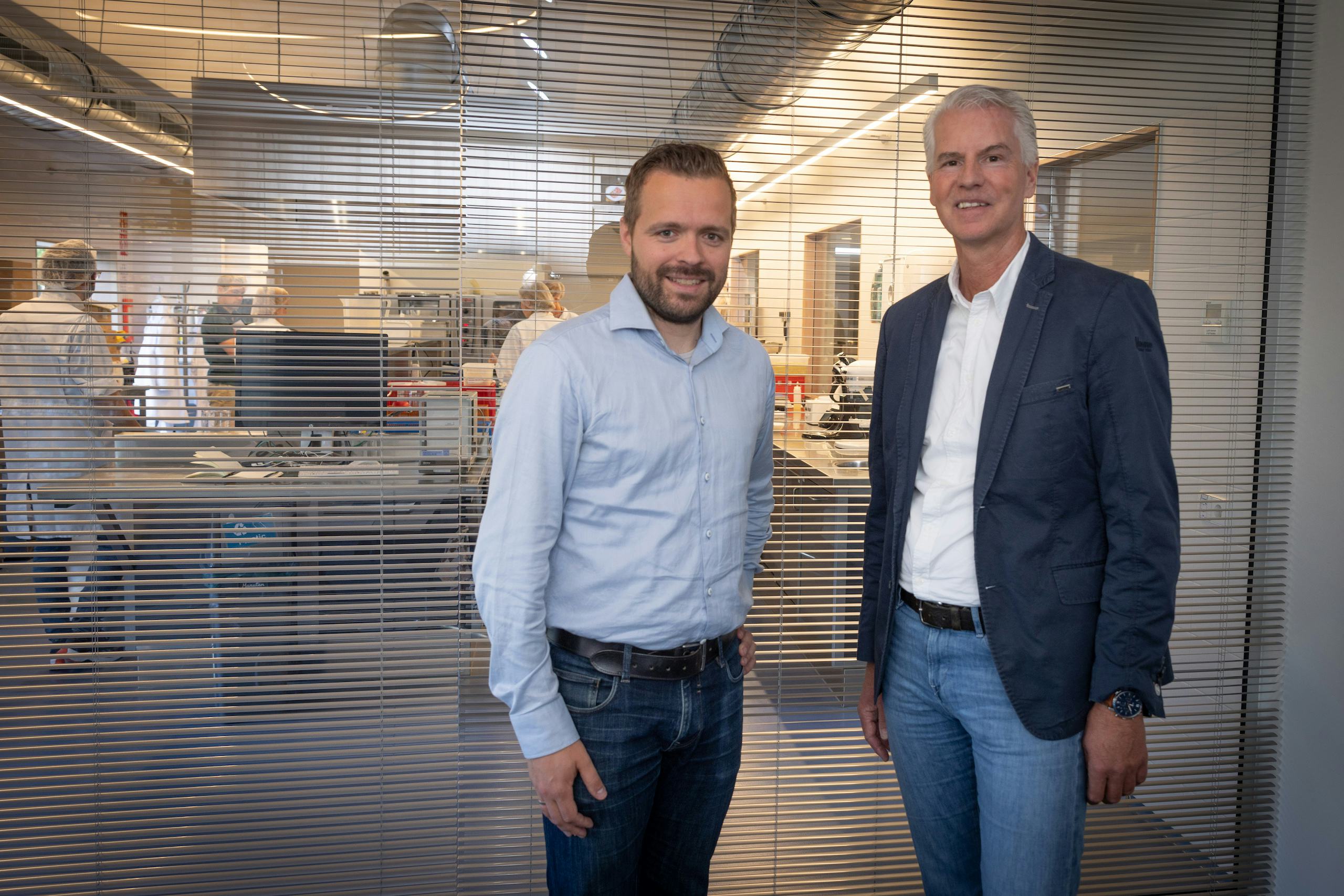 Kees van den Heuvel (l) en Wim Schipper: ‘Consumentenbeslisboom ontwikkeld’