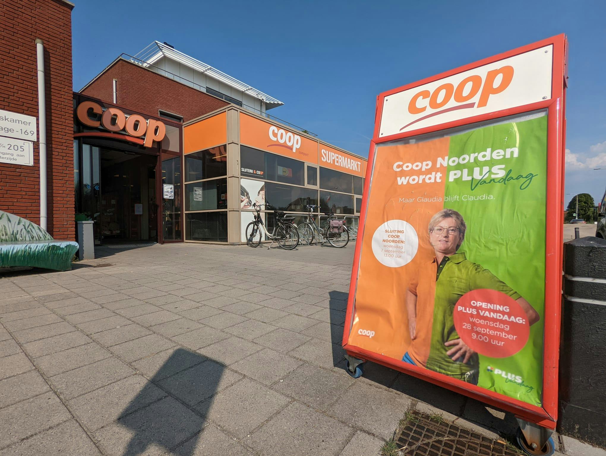 Coop Noorden is een van de pilot-vestigingen voor het winkel format Plus Vandaag Foto: Distrifood