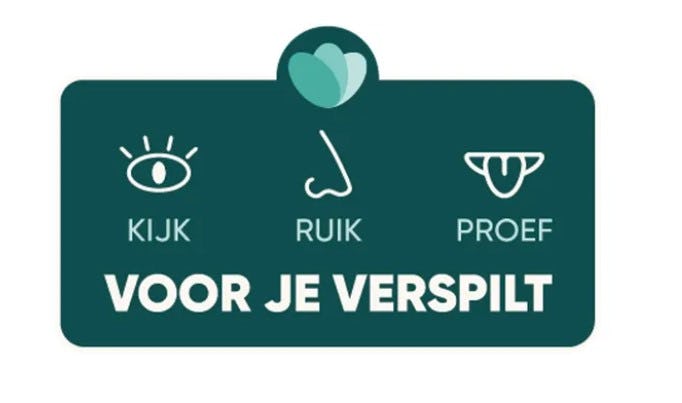 Het nieuwe label. Foto: printscreen site Unilever