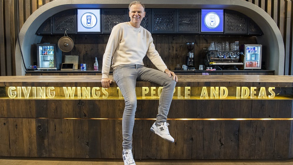 Jan Smilde, Managing Director bij Red Bull: 'We zien en verschuiving richting bewuste consumptie; eten en drinken met een reden.'