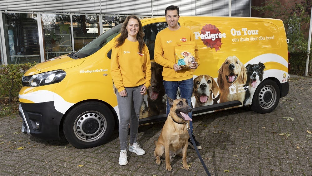Pedigree doneert een miljoen maaltijden aan Nederlandse asielen