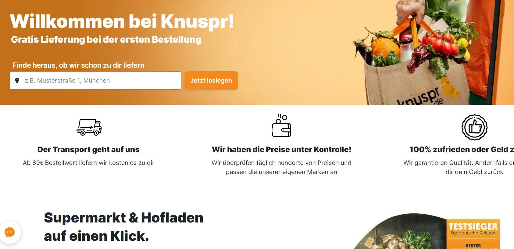 Website Knuspr