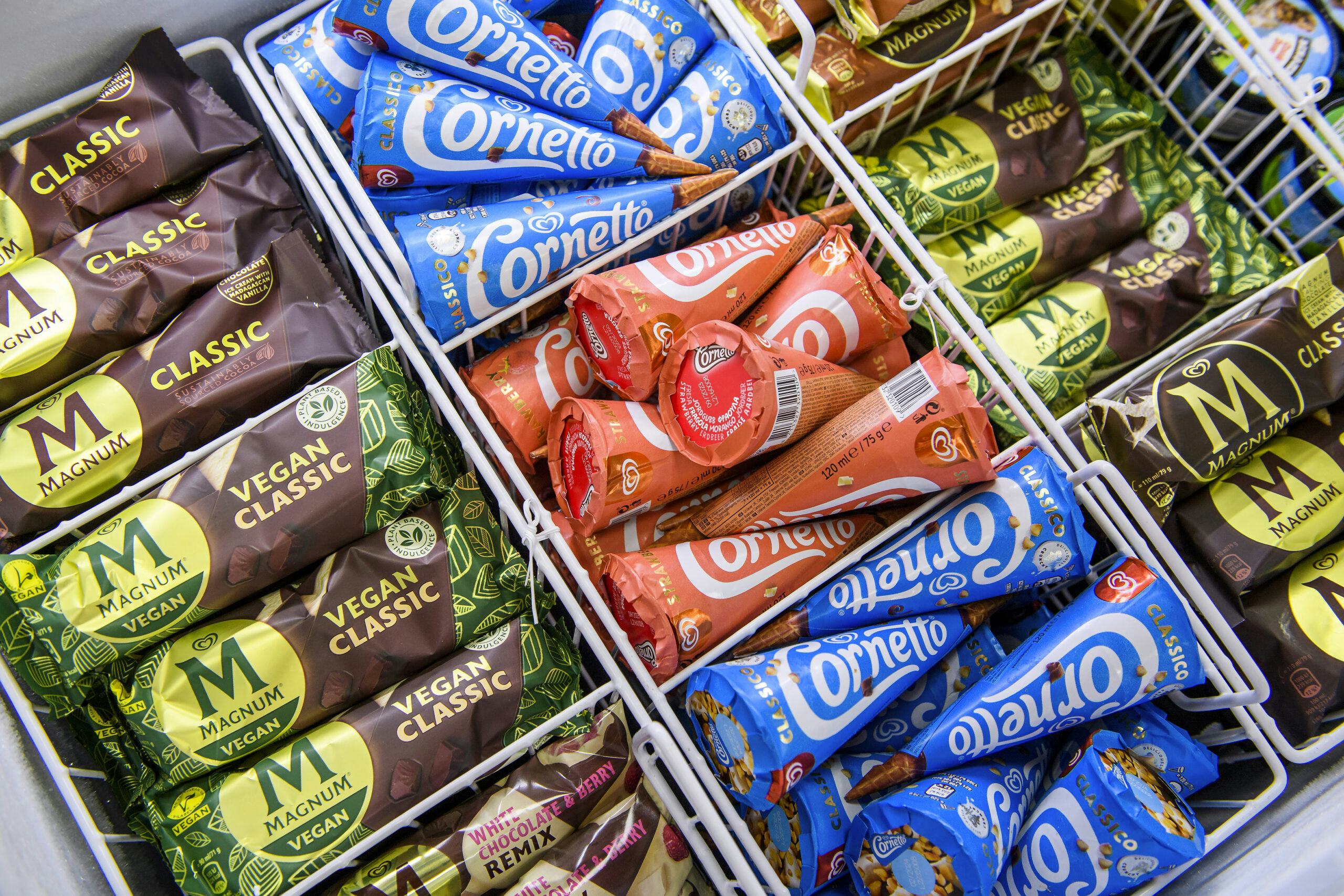 IJsjes van de Unilever-ijsdivisie. Foto: Unilever