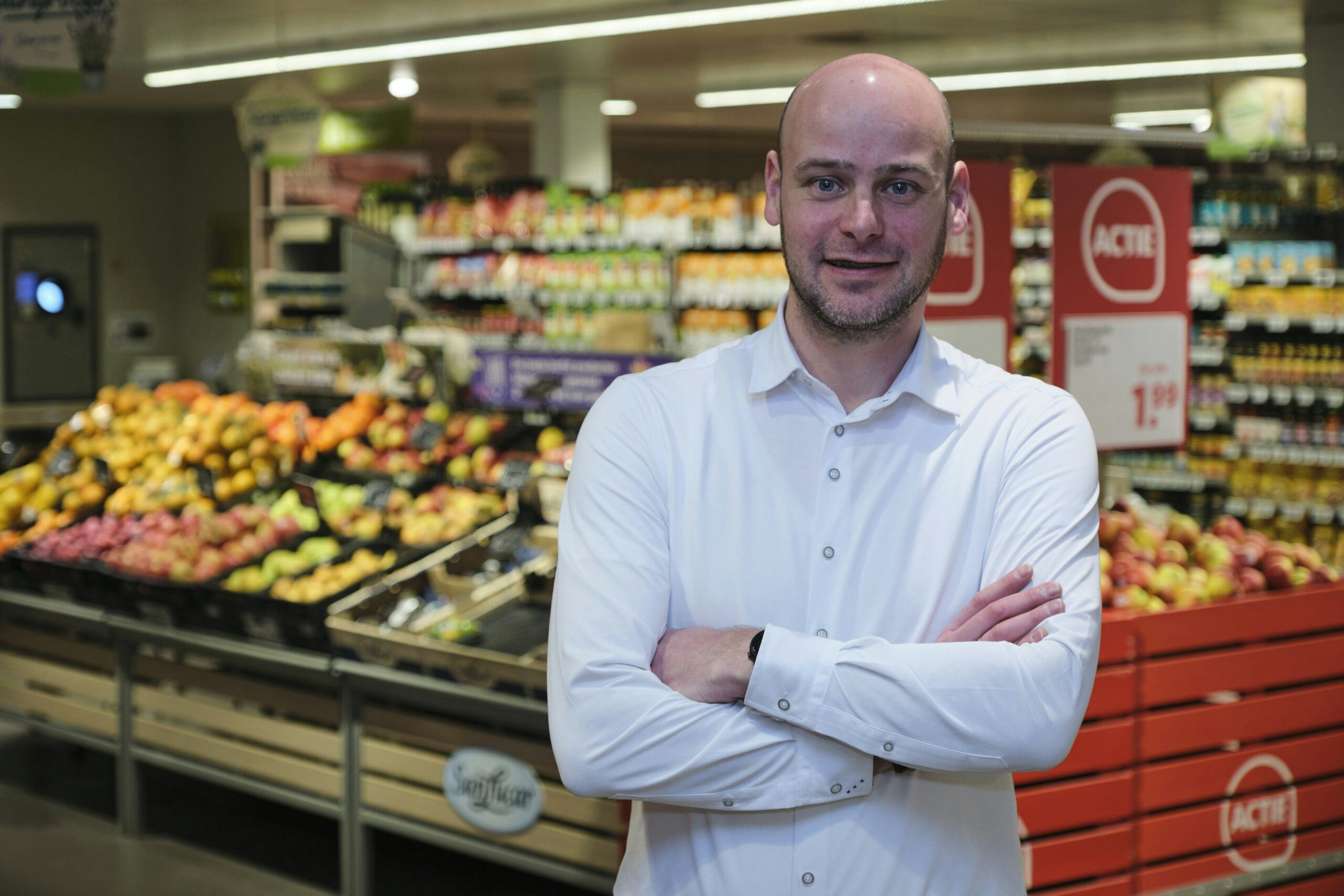 Plus-man Adriaan Verheul. Foto: Fred Libochant