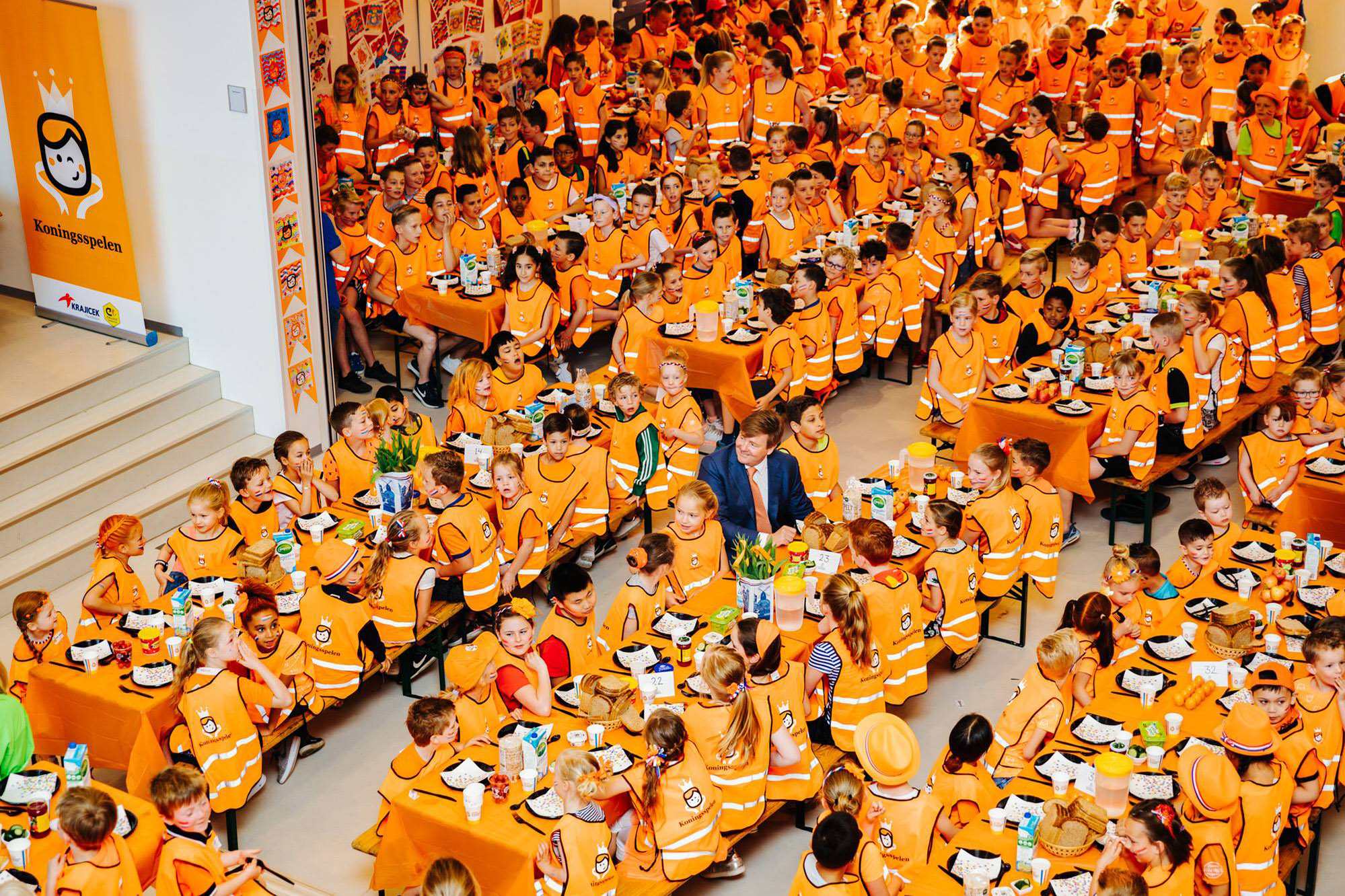 Ontbijt voor de Koningsspelen. Foto: Jumbo