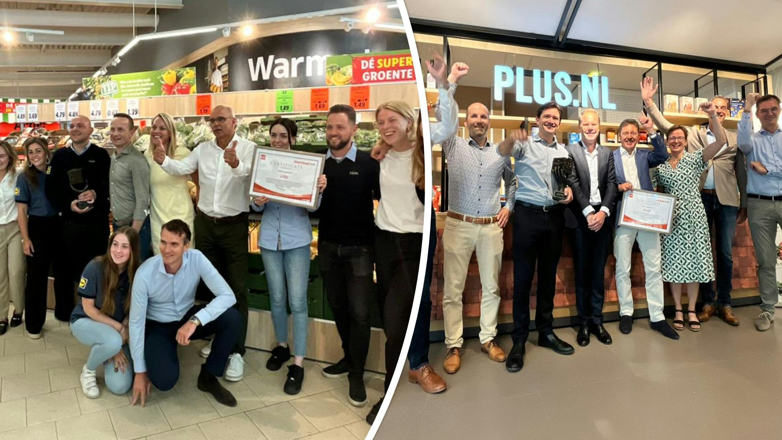 De uitreiking van de hoofdprijzen in het GfK Zomerrapport. Foto: Distrifood