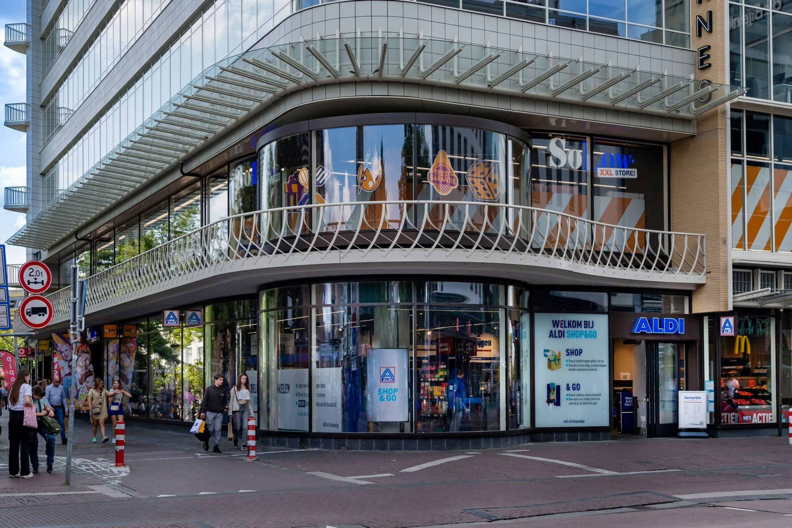 De kassaloze Aldi in Utrecht. Foto: Distrifood