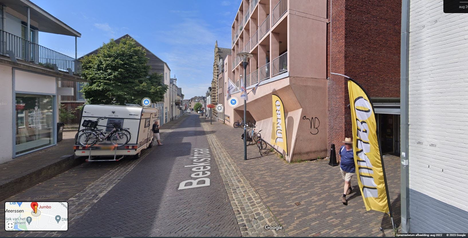Jumbo Beekstraat Meerssen. Foto: Google Streetview.